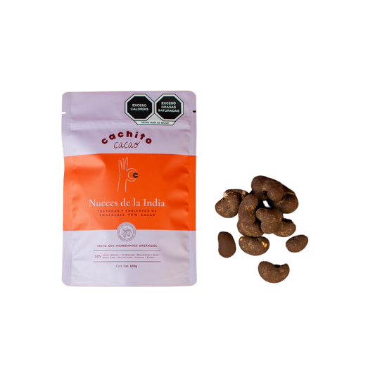 Nueces de la India Cubiertas con Chocolate 75% Cacao