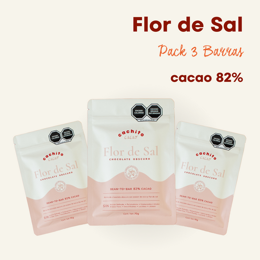 3 Barras - Cacao con Flor de Sal